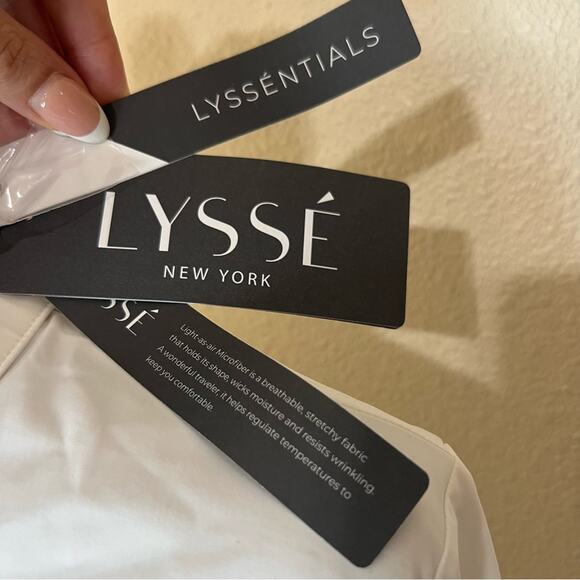 Lysse white Schiffer Button Down long sleeve shirt NEW M - Picture 10 of 11